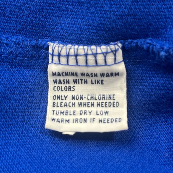 Polo By Ralph Lauren Blue Polo Short Sleeve Shirt Red Pony Cotton XL Men's - Picture 6 of 6